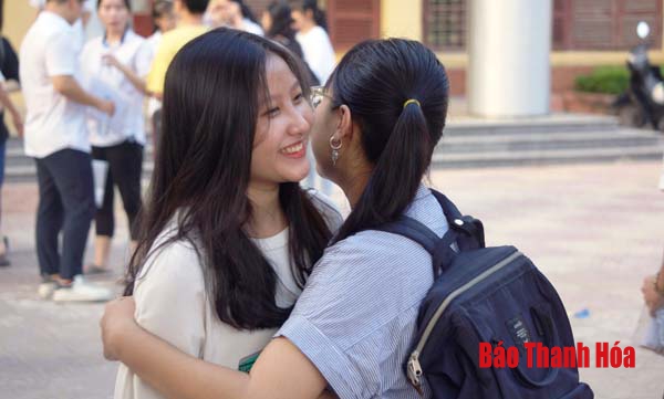 Thanh Hoá: Thí sinh tự tin trước giờ thi