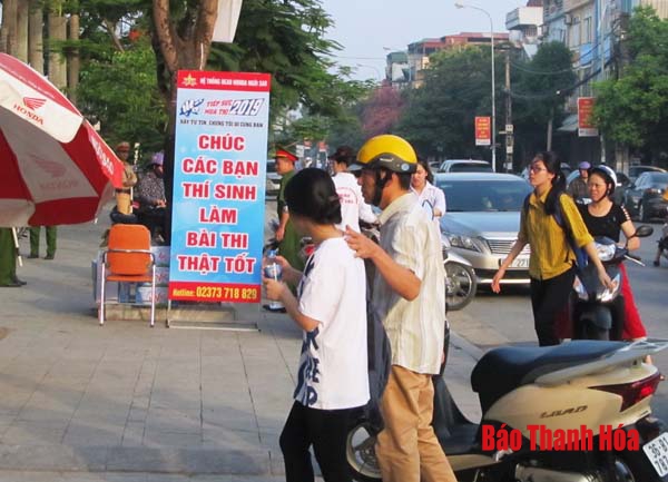 Thanh Hoá: Thí sinh tự tin trước giờ thi