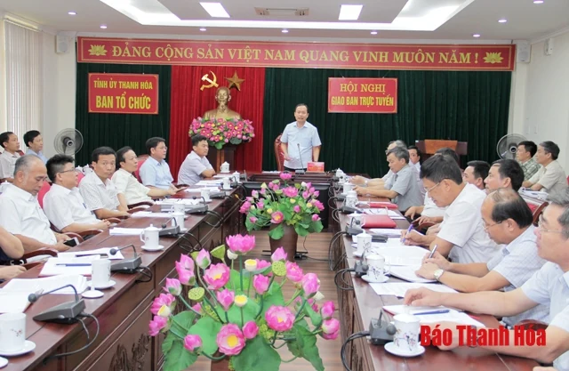 Hội nghị giao ban trực tuyến toàn quốc về công tác tổ chức xây dựng Đảng 6 tháng đầu năm 2019