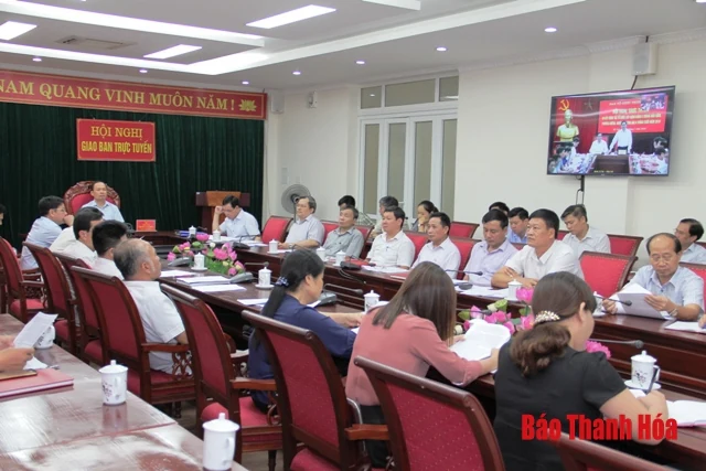 Hội nghị giao ban trực tuyến toàn quốc về công tác tổ chức xây dựng Đảng 6 tháng đầu năm 2019