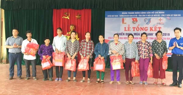Huyện Như Thanh: Tổng kết chiến dịch “mùa hè xanh”, bàn giao công trình thanh niên