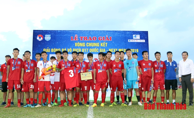 Giành chiến thắng ấn tượng, U17 Thanh Hóa vào chung kết giải vô địch U17 quốc gia 2019