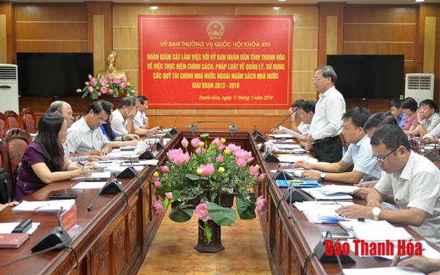Giám sát sử dụng các quỹ tài chính ngoài ngân sách Nhà nước của tỉnh Thanh Hóa