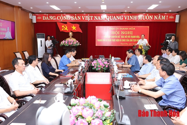 Học tập chuyên đề “Bác Hồ với Thanh Hóa, Thanh Hóa 50 năm thực hiện Di chúc của Chủ tịch Hồ Chí Minh”