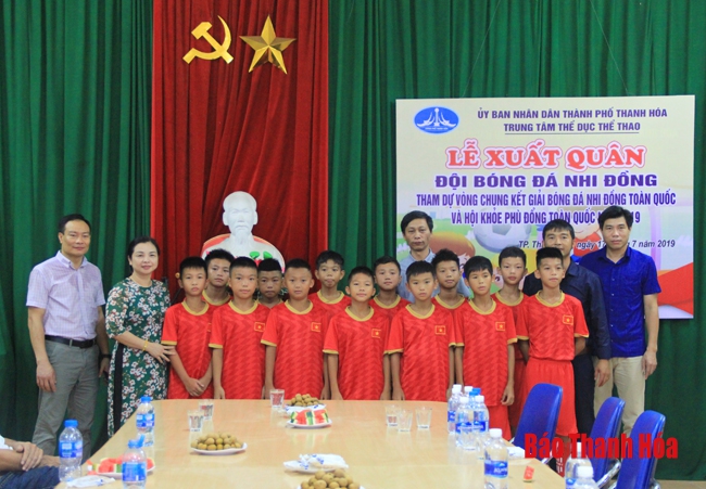 U11 Thanh Hóa xuất quân tham gia các giải bóng đá quốc gia 2019