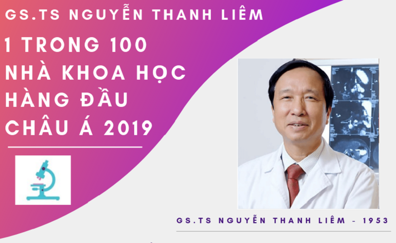 [Infographic] Giáo sư - Tiến sĩ Nguyễn Thanh Liêm, 1 trong 100 nhà khoa học hàng đầu châu Á năm 2019