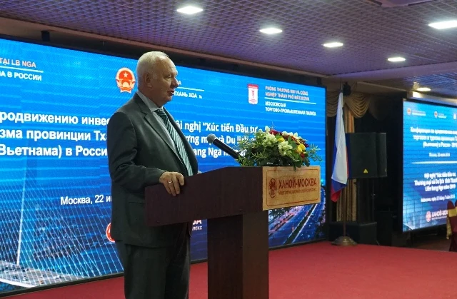 Đoàn cán bộ cấp cao tỉnh Thanh Hoá làm việc tại Liên bang Nga