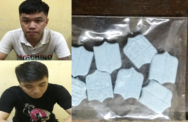 Cảnh sát cơ động tuần tra bắt giữ các đối tượng mua bán thuốc lắc