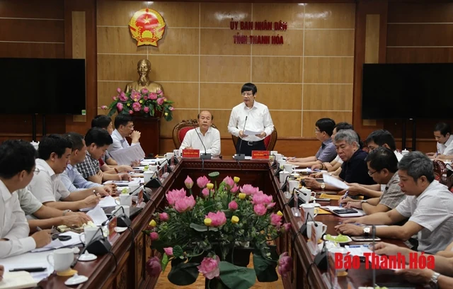Bộ Giao thông - Vận tải làm việc với UBND tỉnh về quy ho ạch, khai th ác c ảng biển v à công tác qu ản l ý chuyên ngành hàng h ải