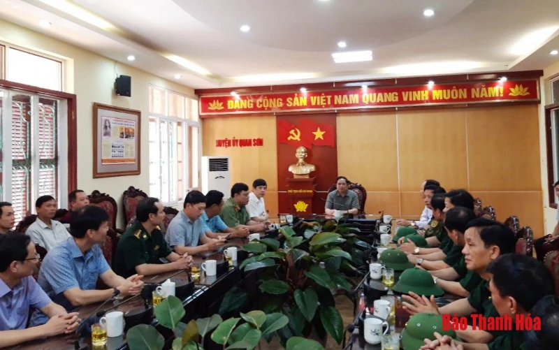 Đồng chí Trưởng Ban Tổ chức Trung ương Phạm Minh Chính thăm, kiểm tra công tác khắc phục hậu quả mưa lũ tại Thanh Hóa