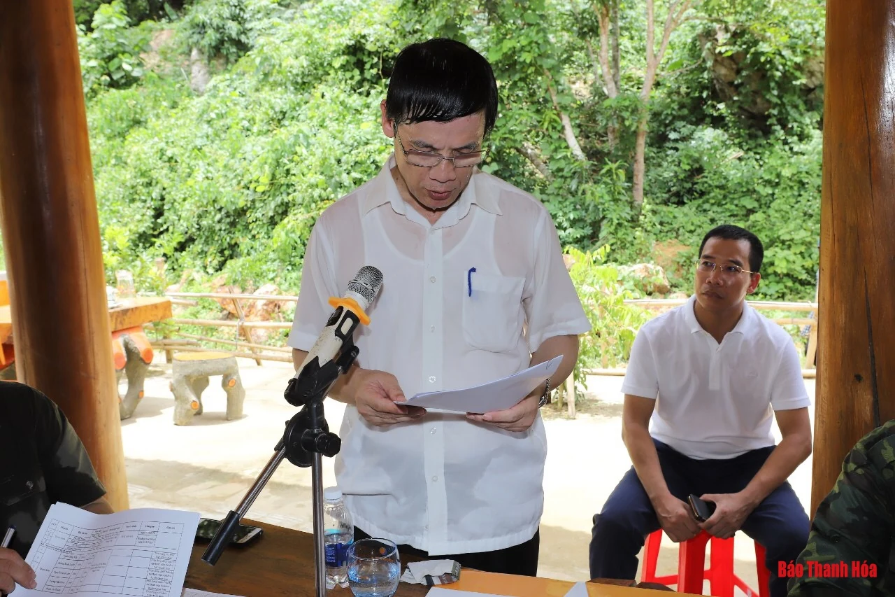 Đồng chí Trưởng Ban Tổ chức Trung ương Phạm Minh Chính thăm, kiểm tra công tác khắc phục hậu quả mưa lũ tại Thanh Hóa