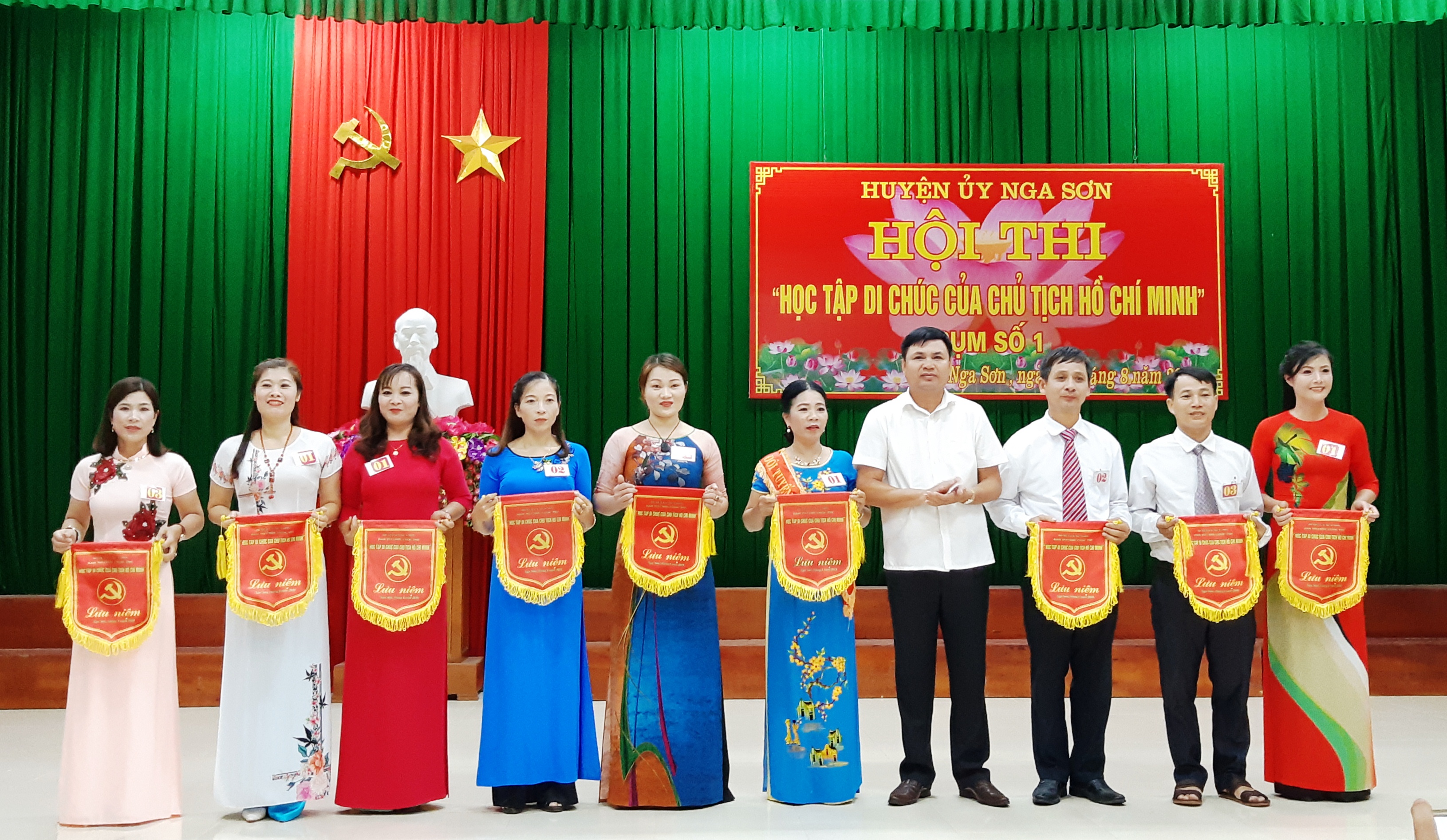 Huyện Nga Sơn tổ chức Hội thi “ Học tập di chúc của Chủ tịch Hồ Chí Minh”