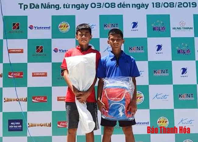 Thanh Hóa thống trị lứa tuổi 12 tại giải Giải quần vợt vô địch thanh thiếu niên toàn quốc năm 2019