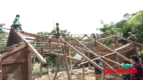 Huyện Mường Lát: Nỗ lực khắc phục hậu quả sau mưa lũ