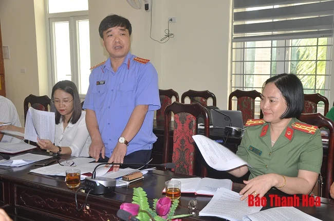 Giám sát việc chấp hành các quy định của pháp luật trong công tác phòng, chống tội phạm tại huyện Lang Chánh