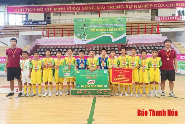 U11 Thanh Hóa giành HCĐ tại vòng chung kết giải bóng đá học sinh tiểu học – Hội khỏe Phù Đổng toàn quốc – Cúp Milo 2019