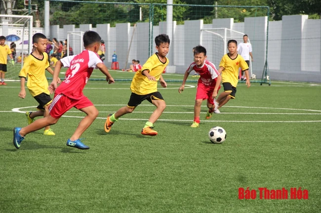 Hơn 500 cầu thủ nhí sôi nổi tranh tài tại Festval bóng đá cộng đồng – Cúp Ngôi sao xứ Thanh mở rộng 2019