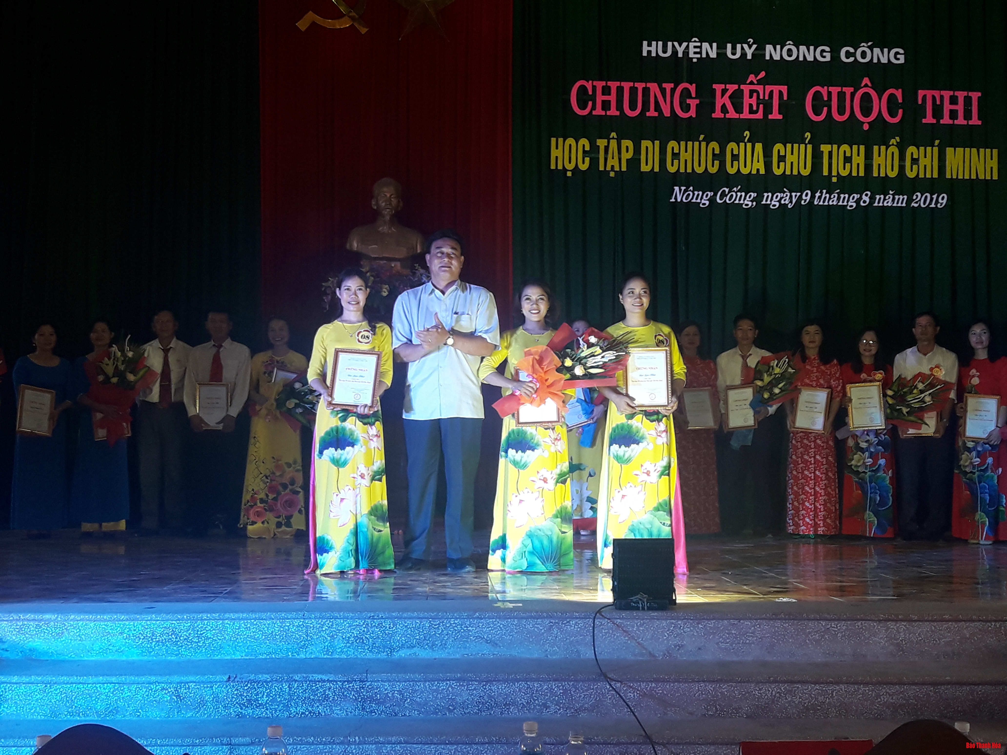 Huyện Nông Cống tổ chức Chung kết cuộc thi “ Học tập di chúc của Chủ tịch Hồ Chí Minh”