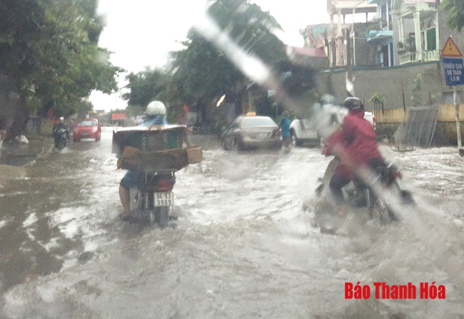 Cảnh báo mưa, mưa rào, có nơi mưa to ở Thanh Hóa