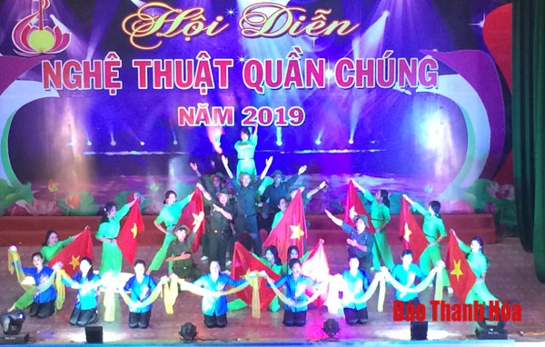 Huyện Nông Cống tổ chức Hội diễn nghệ thuật quần chúng năm 2019