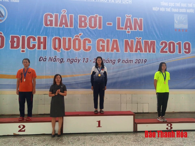 Các VĐV Thanh Hóa khởi đầu ấn tượng tại giải bơi vô địch quốc gia 2019