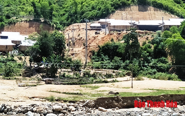 Hơn 10 ha trồng lúa nước của huyện Mường Lát bị thiệt hại do mưa lũ