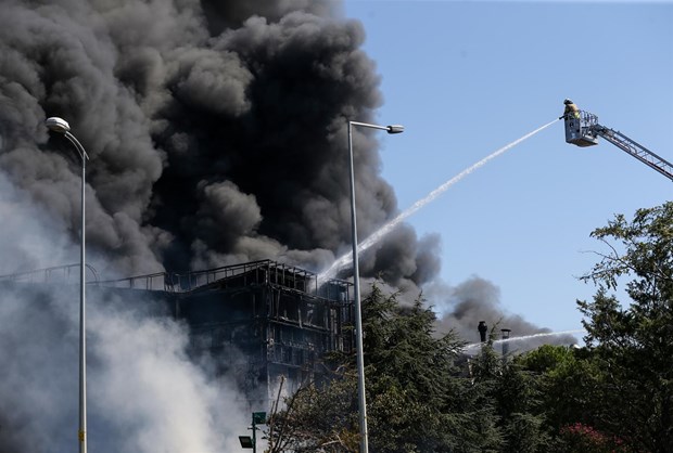 Ít nhất 7 người bị thương do cháy nhà máy hóa chất tại Thổ Nhĩ Kỳ