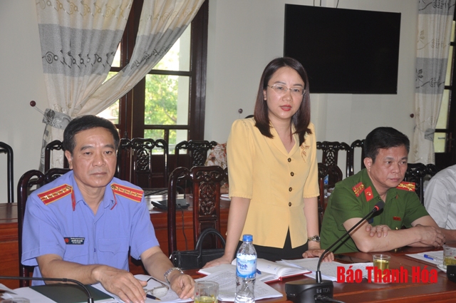 Giám sát việc chấp hành các quy định của pháp luật trong công tác phòng, chống tội phạm tại huyện Yên Định