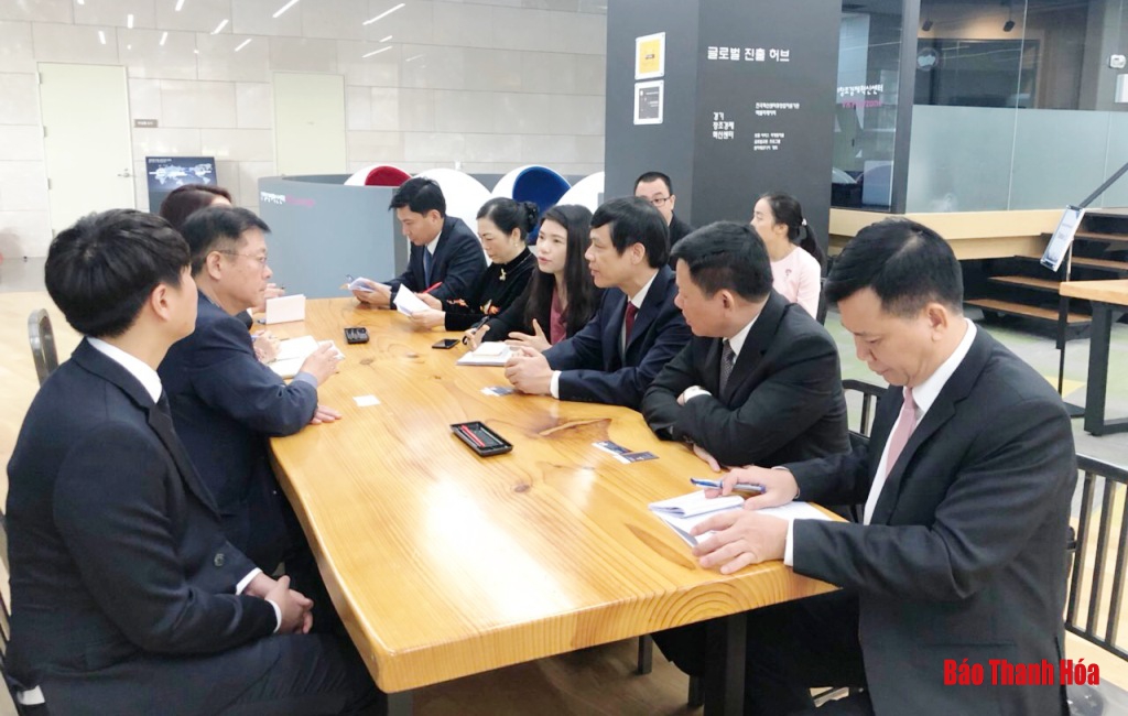 Đoàn đại biểu cấp cao tỉnh Thanh Hóa làm việc tại Hàn Quốc
