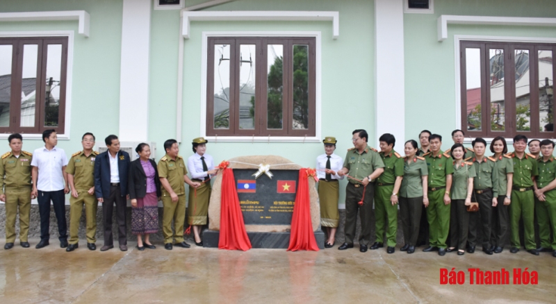 Giao ban công tác phối hợp bảo đảm ANTT năm 2019 giữa Công an tỉnh Thanh Hóa và Công an tỉnh Hủa Phăn (Lào)