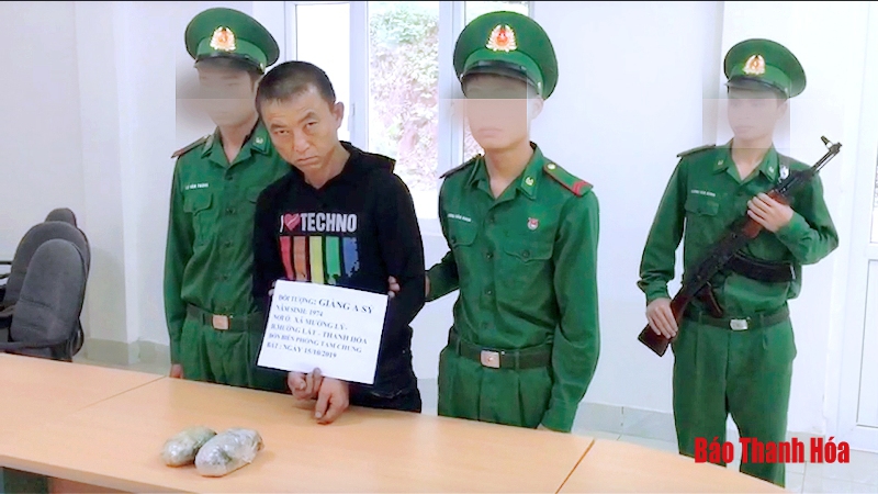 Bộ đội Biên phòng Thanh Hóa bắt đối tượng vận chuyển trái phép ma túy