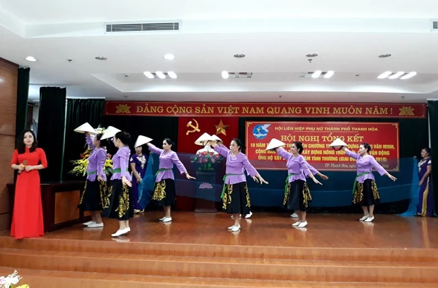 Phát huy vai trò của phụ nữ TP Thanh Hóa trong xây dựng đô thị văn minh, nông thôn mới