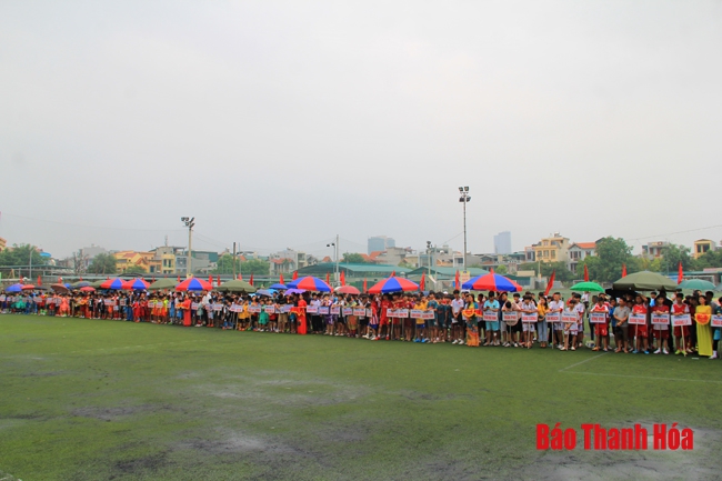 Khởi tranh giải bóng đá Hội khỏe Phù Đổng TP Thanh Hóa lần thứ X – năm 2019