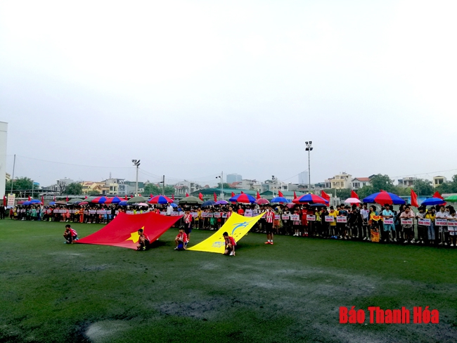 Khởi tranh giải bóng đá Hội khỏe Phù Đổng TP Thanh Hóa lần thứ X – năm 2019
