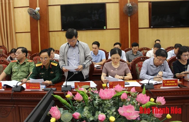 UBND tỉnh họp phiên thường kỳ tháng 10-2019: Nghe và cho ý kiến về một số nội dung quan trọng