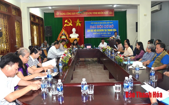 Đại hội Chi hội Nghệ sỹ Sân khấu Việt Nam tại Thanh Hoá