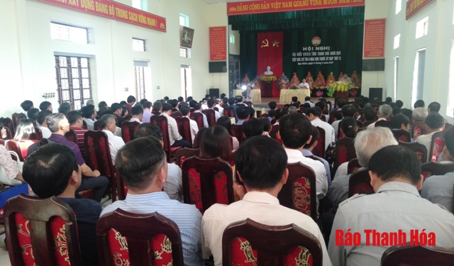 Đại biểu HĐND tỉnh tiếp xúc cử tri huyện Nga Sơn