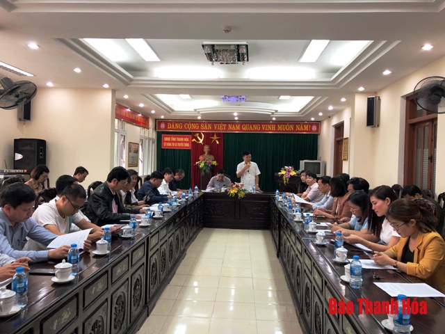 Giao ban công tác báo chí, xuất bản tháng 11-2019