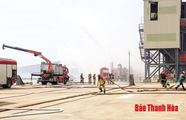 Nét mới trong công tác phòng cháy, chữa cháy tại Khu Kinh tế Nghi Sơn