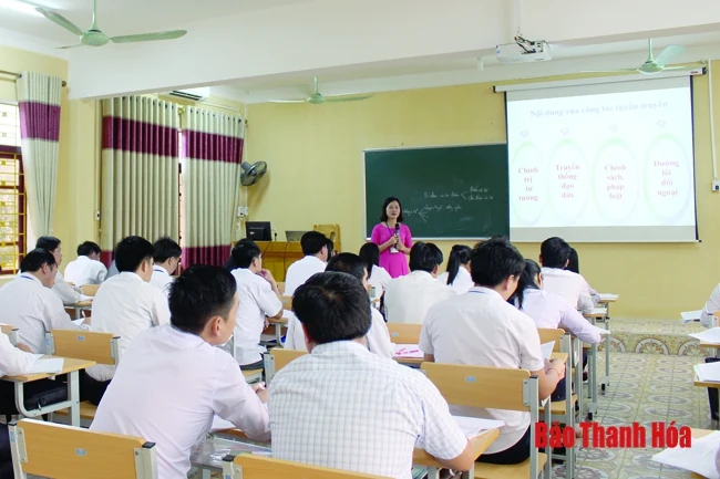 Trường Chính trị Thanh Hóa tiếp tục đổi mới toàn diện công tác đào tạo, bồi dưỡng và nghiên cứu khoa học đáp ứng yêu cầu nhiệm vụ mới