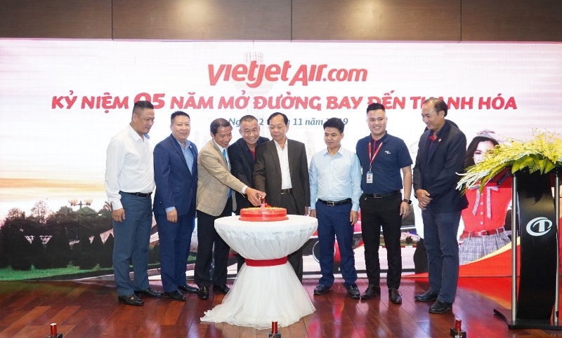 Vietjet phục vụ 2,2 triệu lượt hành khách sau 5 năm cất cánh tại Thanh Hoá