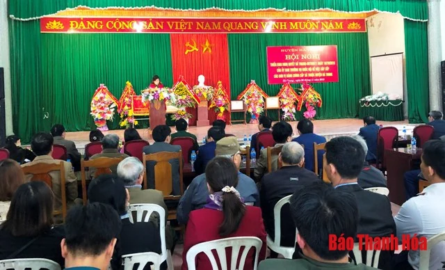 Huyện Hà Trung công bố Nghị quyết số 786/NQ-UBTVQH14 về sắp xếp các đơn vị hành chính cấp xã