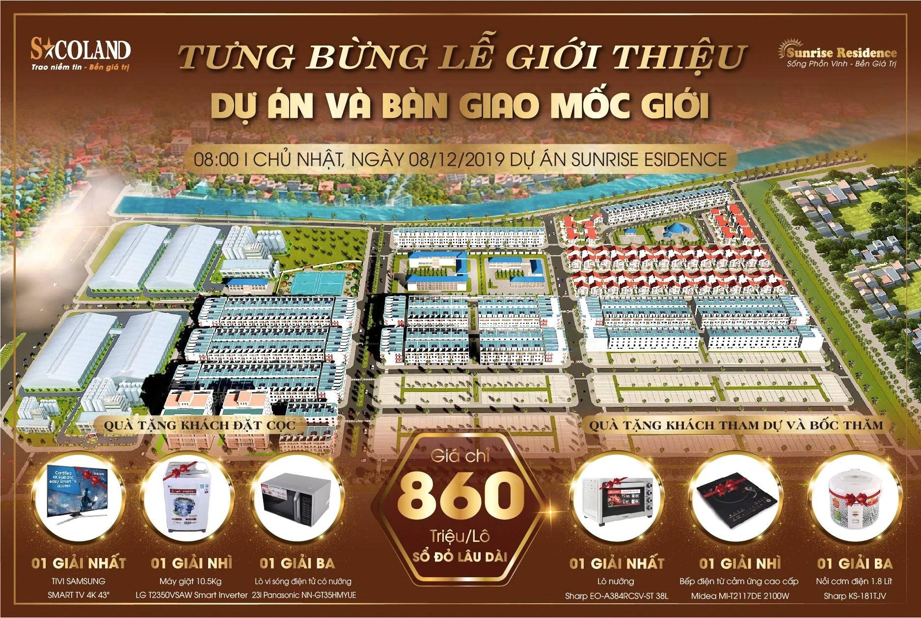 Lễ bàn giao mốc giới và ra mắt 30 lô đẹp nhất dự án Quảng Phú, Thanh Hóa