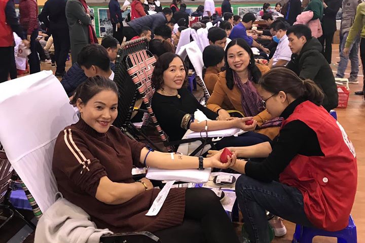 Sôi nổi ngày hội hiến máu tình nguyện TP Sầm Sơn năm 2019