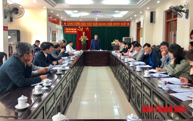 Nghe báo cáo dự thảo Đề án “Sắp xếp các cơ quan báo chí tỉnh Thanh Hóa theo Quy hoạch phát triển và quản lý báo chí toàn quốc đến năm 2025”
