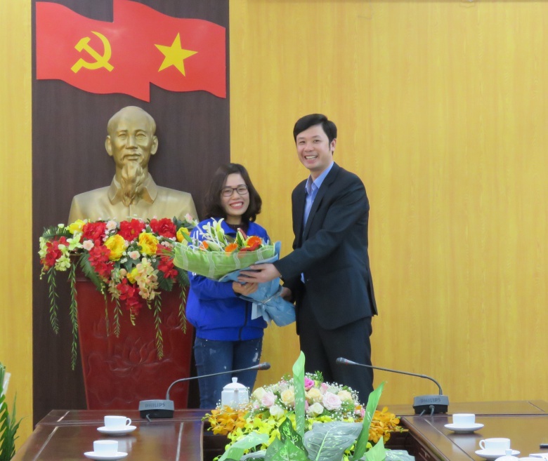 Gặp mặt Đoàn đại biểu dự Đại hội đại biểu toàn quốc Hội liên hiệp thanh niên Việt Nam lần thứ VIII
