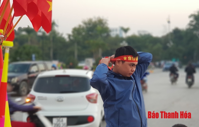 Sức nóng của trận chung kết bóng đá SEA Games 30 đã lan tỏa ở TP Thanh Hóa