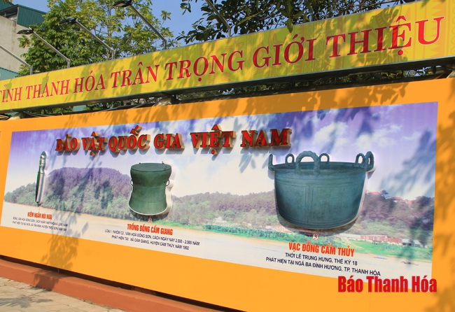 Trưng bày, giới thiệu các Bảo vật Quốc gia tại Bảo tàng tỉnh Thanh Hóa