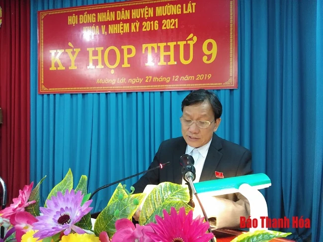 Huyện Mường Lát: Phấn đấu năm 2020 tổng vốn đầu tư toàn xã hội đạt 450 tỷ đồng