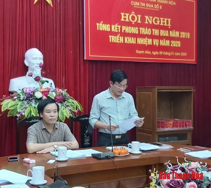 Cụm Thi đua số 5 tổng kết phong trào thi đua năm 2019